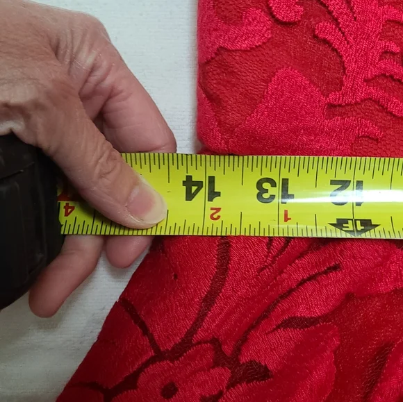 Ted Braker Elegant Red Lace Dress, size 2 - Picture 7 of 16